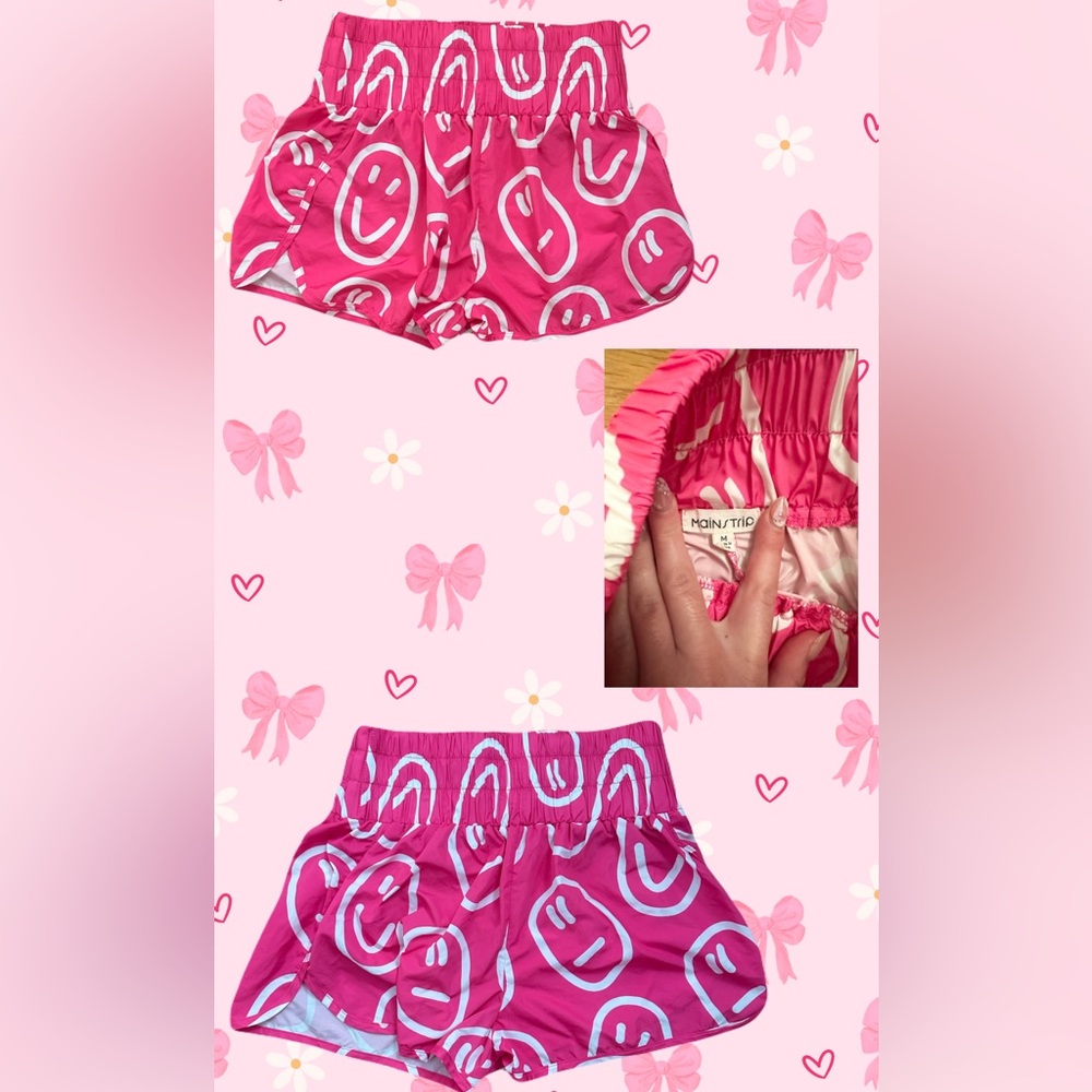 Boutique Smiley Face Shorts